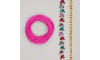 Kit Cabedal Metro Diversão, Banhado, Rosa