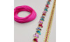 Kit Cabedal Metro Diversão, Banhado, Rosa