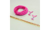 Kit Aplique Cauda de Sereia, Rosa