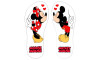 Lonita Sublimada, Mickey e Minnie, Vermelho/Preto/Branco
