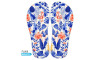 Lonita Sublimada, Floral, Azul/Laranja