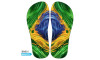 Lonita Sublimada, Bandeira Brasil, Verde/Amarelo/Azul