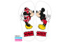 Lonita Sublimada, Mickey e Minnie, Vermelho/Preto/Branco