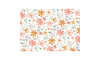 Estampa Sublimada, Floral, Branco/Rosa/Laranja