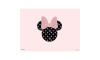 Estampa Sublimada, Minnie Disney, Rosa/Preto