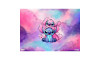 Estampa Sublimada, Stitch e Angel, Azul/Rosa