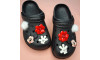 Aplique de Borracha, Luva Mickey, Preto/Branco