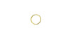 Argolinha de Metal, 10mm, Ouro