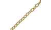 Corrente de Alumínio, Cartier, 2,5mm, Ouro