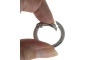 Fecho Argola para Chaveiro, 25mm, Prata