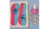 Kit Customização Completo - Modelo Stich com Lonita Glitter e Cabedal