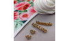 Kit Customização Completo - Modelo Inspiração DG com Lonita, Piercings e Cordão de Poliéster - Floral