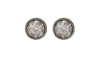 Piercing de Rebite, Ponto de Luz 8mm, Prata, Cristal