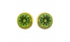 Piercing de Rebite, Ponto de Luz 8mm, Ouro, Peridot