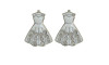 Piercing de Rebite, Vestido de Noiva Prata