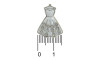 Piercing de Rebite, Vestido de Noiva Prata