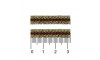 Piercing de Rebite, Ouro, Cristal/Light Siam