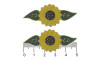 Piercing de Rebite, Girassol, Amarelo/Verde