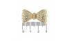 Piercing de Rebite, Laço, Ouro, Cristal