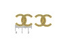 Piercing de Rebite, Chanel G, Ouro/Cristal
