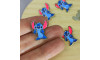Piercing de Rebite, Stitch, Azul/Rosa
