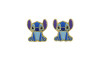 Piercing de Rebite, Stitch, Azul/Azul Claro/Roxo