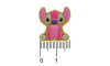 Piercing de Rebite, Stitch, Rosa/Rosa Claro/Roxo
