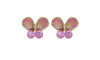 Piercing de Rebite, Banhado, Borboleta, Rosa