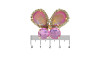 Piercing de Rebite, Banhado, Borboleta, Rosa