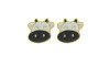 Piercing de Rebite, Vaquinha Rosto, Preto