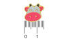 Piercing de Rebite, Vaquinha Rosto, Rosa Pink