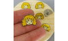 Piercing de Rebite, Hermione, Amarelo/Bege