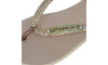 Piercing de Rebite, Plaquinha Havaianas, Ouro, Cristal