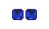 Piercing de Rebite, Quadrado, Azul
