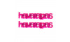 Piercing de Rebite, Havaianas, Rosa Neon
