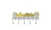 Piercing de Rebite, Madrinha, Ouro, Cristal