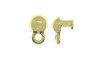 Piercing de Rebite com Argola, Ouro