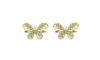 Piercing de Garra, Borboleta, Ouro, Cristal