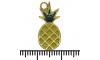 Pingente, Abacaxi, Ouro, Amarelo/Verde