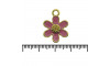 Pingente, Flor, Ouro, Rosa