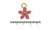 Pingente, Flor, Ouro, Rosa