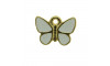 Pingente, Borboleta, Ouro, Branco