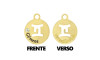 Pingente, Signo Gêmeos, Ouro