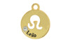 Pingente, Signo Leão, Ouro