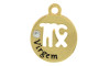 Pingente, Signo Virgem, Ouro