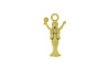 Pingente, Iemanjá, Ouro