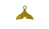 Pingente, Rabo de Sereia, Ouro/Amarelo