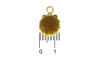 Pingente, Concha, Ouro/Dourado