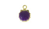 Pingente, Concha, Ouro/Roxo