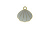 Pingente, Concha, Ouro/Branco